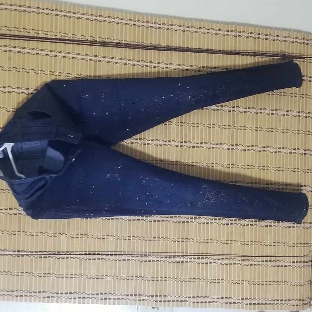True Religion size 28 sparkly blue jeans